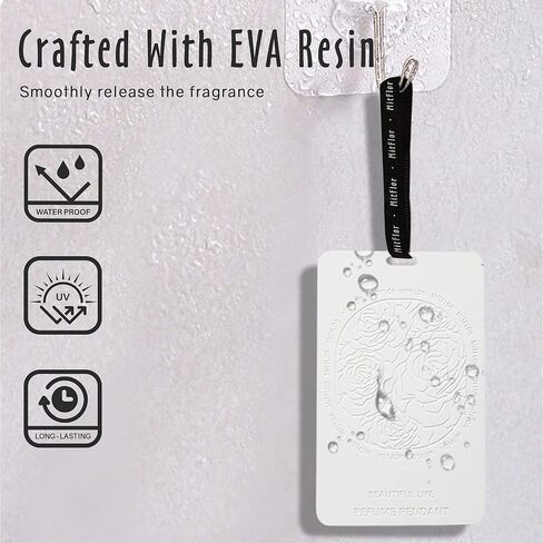 بطاقات ميتفلور المعطرة ، معطرات الهواء الزخرفية ، أكياس مرفوعة للمعطر من أجل الخزانة والدرج ، زينة معلقة بالسيارة ، رائحة قطنية للهواء الحمام ، 5 أجزاء. in Kuwait