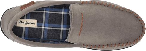 Dearfoams Men's Jason Microsuede Moccasin Slipper in Saudi Arabia