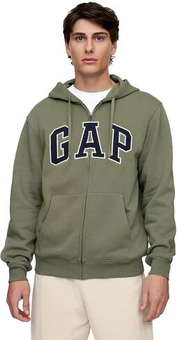 GAP Men's Heritage Logo Full Zip Hoodie in Saudi Arabia