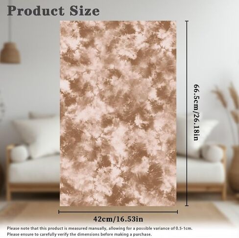 LedBack Brown Tie Dye Print Slipcovers for Couches and Sofas, Chair Recliner Headrest Protector Recliner Headrest Cover Sofa Headrest Decoration Cover, Easy to Clean in Saudi Arabia