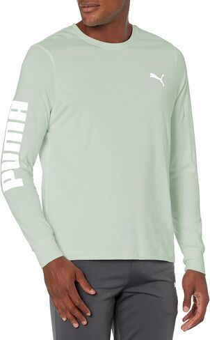 PUMA Men's Classics Long Sleeve Logo Tee in Saudi Arabia