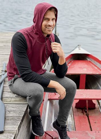 Jockey Men's Sportswear Performance Sleeveless Hoodie in Saudi Arabia