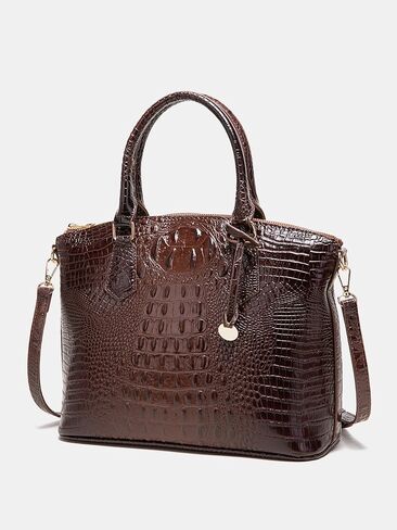 Crocodile Handbag Women Purse Satchel Bag Crossbody Classy Tote Bag Top Handle Vegan Leather Ladies Handbag purses in Saudi Arabia