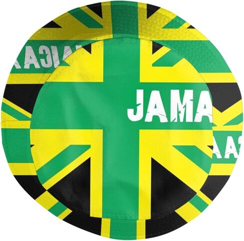 Jamaica Flag Fashion Retro Bucket Hat for Men Women Fisherman Hat Outdoor Summer Travel Hiking Caps in Saudi Arabia
