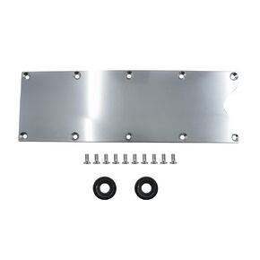 Aluminum Valley Pan Cover Plate for LS Gen III Engines - LSX, LS1, LM7, LR4, LQ4, LS6, L59, LQ9, LM4, L33 - No Knock Sensor - Part Number 551629