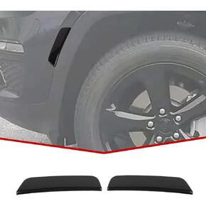 JeCar Side Marker Smoked Light Covers Fender Flares Light Trims Exterior Accessories Compatible with Jeep Grand Cherokee 2024 / Durango 2024