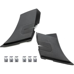 25820729 25820730 Windshield Wiper Cowl End Fit for Chevy Chevrolet Avalanche 2007-2013, Air Inlet Grille Panel Pair Fit for Suburban Tahoe GMC Yukon XL Cadillac Escalade ESV 2007-2014