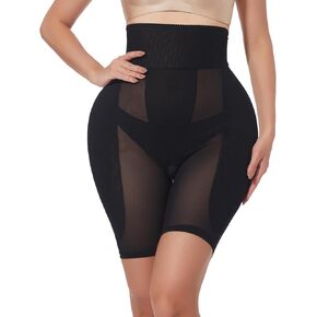 SEXYWG Hip Enhancer Shapewear for Women Hip Padded Body Shape Tummy Control Panty Short Black
