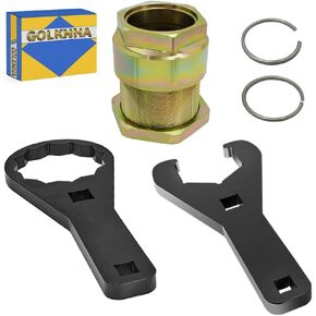 Axle Nut Wrench Tool & Rear Axle Jam Sleeve Nut Clip Fits Kit 45.5mm/56mm ATV Compatible with Honda FourTrax 250 300 350 TRX300EX TRX400EX TRX250X TRX300X TRX400X TRX450R TRX450ER ATC250R ATC350X