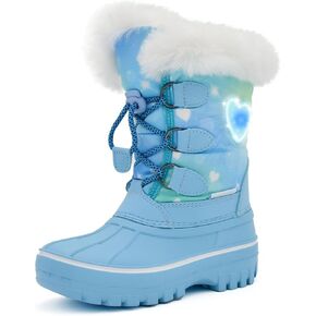Light Up Boots Boys Girls Little Kids Winter Snow Boots