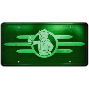 Fallout | PIP-BOY | Metal Stamped License Plate
