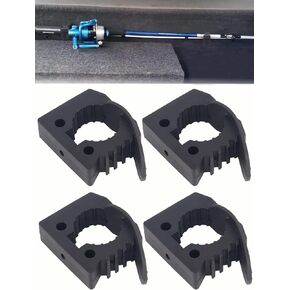 Quick Release Rubber Clamp Mount, Halligan Tool Mount for Mounting Tools & Equipment 1" - 1-1/3" Diameter for Home; Garage; Boat; RV; ATV & Off-Road; Outdoor & Indoor ( 4 Pack )