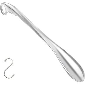 Shoe Horn Long Handle for Men Women Extra Long Handled Metal Wide Shoehorn for Seniors Solid Sturdy Durable Shoe Spoon Helper