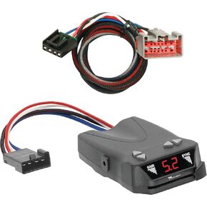 Tekonsha 8507120 Brakeman IV Time-Delay Brake Controller for trailer مع 1-4 Axles و 303600 Trailer Controller Tharness Custom for Select Model ، Lincoln