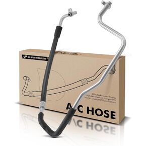 A-Premium A/C Suction Line Hose Assembly Compatible with Chevrolet & GMC Models, Silverado Sierra 2500 3500 HD 6.6L, Compressor to Evap