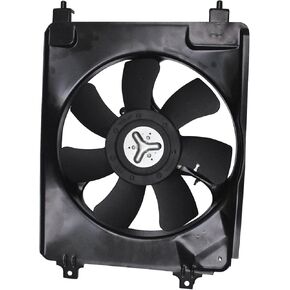 Radiator Cooling Fan Assembly 610970 38616-RNA-A01 Compatible With Honda Civic LX 2006-2024,EX 2006-2018,Si&DX 2002-2011,EX-L 2009-2015,Sport 2019-2024,GX 2006-2012,Type R 2017-2024 1.3L 1.8L 2.0L L4