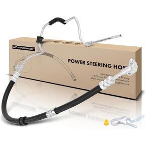 A-Premium Power Steering Pressure Hose Line Assembly Compatible with Honda Pilot 2005 2006 2007 2008, 3.5L, Pump To Gear/Rack Pinion
