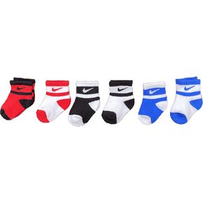 Nike Infant 6 Pairs Lightweight Ankle Socks Size 6-12 Months in Saudi Arabia