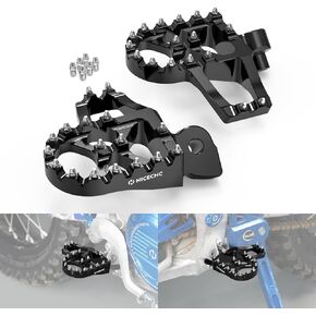 Black Extender Foot Pegs Footrests Compatible with YAMAHA YZ65 2018-2023 YZ85 2002-2023 YZ125 1997-2023 YZ250 1998-2023 YZ125X 2017-2023 YZ250X 2016-2023,See fitment
