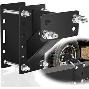 Spare Tire Carrier, Boat Trailer Mount Bracket, Heavy Duty Lock Holder,Fits 4 & 5 & 6 Lugs Trailer Wheels on 4", 4.5'', 4.75'', 5'' and 5.5'' Bolt Patterns,Holds up to 150 Lbs