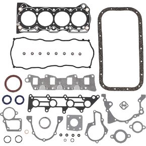 DNJ FGS5001 مجموعة ختم الحشية الكاملة لصالح 1995-1997 Geo ، Suzuki Metro ، Swift 1.3L SOHC L4 8V 79CID VIN 2 ، VIN 9