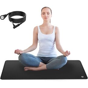 Grounding Mat 35.4x23.6 inches, Grounding Sleep Mat, Grounding Pad for Bed, Universal Grounding Foot Mat for Reduce Pain and Inflammation, Relieve The Stress and Keep Healthy