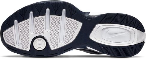 Nike Air Monarch IV Men's Extra Wide Width 4E Shoes White/Metallic Silver 416355-102 (9 4E US) in Saudi Arabia