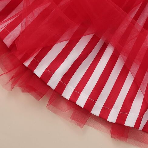 Girls 4th of July Dress Toddler Girl American Flag Dresses Independence Day Outfits Summer Patriotic Clothes in Saudi Arabia