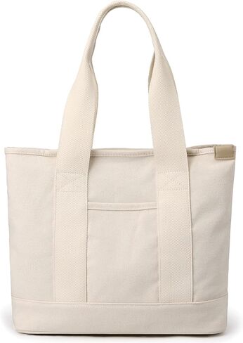 zhongningyifeng Canvas Women Tote Bag Casual Top Handle Satchel Large Capacity Handbags Shopping Bag for Work Travel in Saudi Arabia
