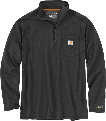 Carhartt Men's 104255 Force® Relaxed Fit Quarter Zip Pocket T-Shirt in Kuwait