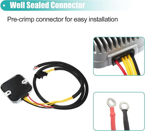 X AutoHaux ATV الجهد الجهد المنظم استبدال Polaris Sportsman 325 450 HD 570 Touring X2 2015-2018 for Polaris Hawkeye 325 2015 3 Pin Connector 4014543 54014543 in Kuwait