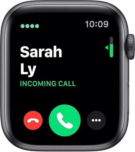 Apple Watch Series 5 (GPS, 40MM) - Gold Aluminum Case with Pink Sand Sport Band (Renewed) in Kuwait