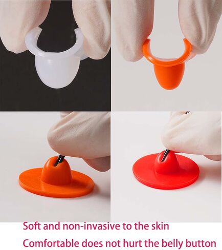 6 PCS Different Sizes Belly Button Shaper Plug Post Tummy Belly Button Shaper Silicone Plug Post Tummy (6PC RED) in Saudi Arabia