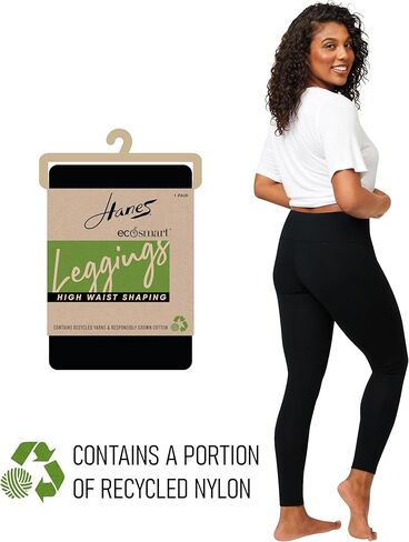 Hanes Women's EcoSmart High Waist Leggings in Saudi Arabia
