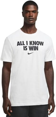 Nike Dri-FIT Men’s Swoosh Training T-Shirt (Large, White) in Saudi Arabia