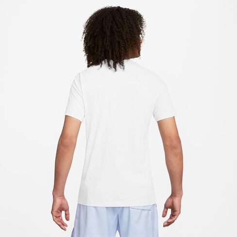 Nike Men's Sportswear Tee Just Do It Swoosh, Black/White, Medium in Saudi Arabia