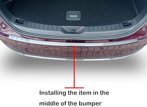 Rear Bumper Protector Guard for Mazda CX-90 CX-70 2024 2025 CX70 CX90, Stainless Steels Chrome Accesories Cover Trunk Door Sill Protection Suitcase Luggage in Saudi Arabia