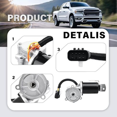 600-908 4WD Transfer Case Shift Motor Compatible with Ram 1500 2011-2015, Cadillac Escalade/GMC Yukon 2003-2005， Hummer H2 2003-2009, Replaces OE 68089746AA, 88984528. in Saudi Arabia