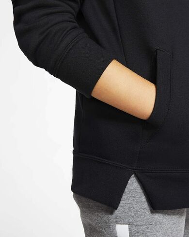 Nike Girls NSW Pullover Hoodie (Large, White/Pinksicle) in Saudi Arabia