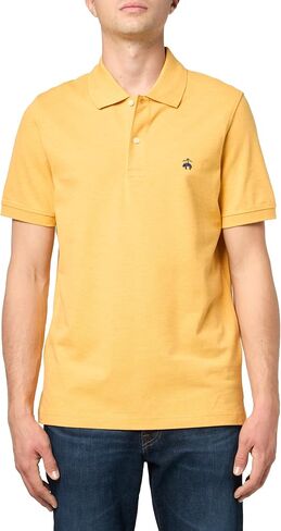 Brooks Brothers Men Cotton Pique Stretch Logo Shirt Shirt Shirt Shirt in Kuwait