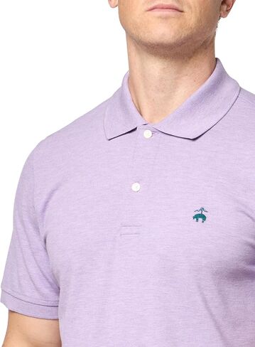 Brooks Brothers Men Cotton Pique Stretch Logo Shirt Shirt Shirt Shirt in Kuwait