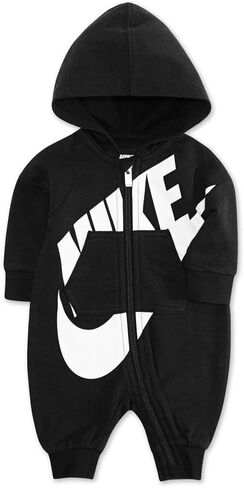 Nike Baby Hooded Coverall, Black, 3 Months in Saudi Arabia