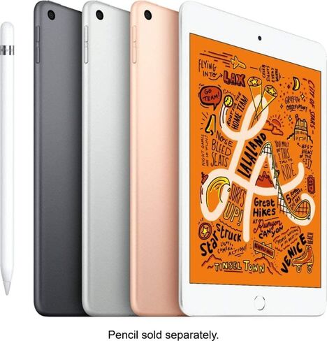 Apple iPad Mini 5thGEneration, Wi-Fi, 64GB - Silver (Renewed) in Saudi Arabia