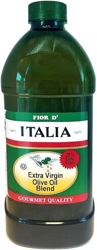 Fior d'Italia Premium Grade 75 ٪ من زيت الكانولا ومزيج زيت الزيتون البكر الممتاز للطبخ ، والقلق ، والضغط ، قليًا - أحماض زجاجة خضراء داكنة 2 لتر - أحماض داهية غير محددة للمعدف الأسلحة وراثيا - كوشير - أوميغا 3 ، وفيتامين هـ. in Saudi Arabia