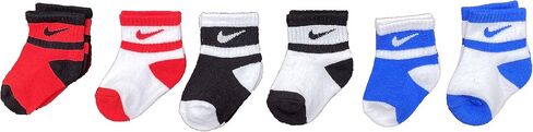 Nike Infant 6 Pairs Lightweight Ankle Socks Size 6-12 Months in Saudi Arabia