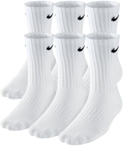 Nike Boys Crew White Sock 6 pr. 5Y-7Y Sock in Saudi Arabia