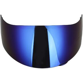 Acouto powersports helmet, Helmet Visor Motorcycle Wind Helmet Lens Helmet Anti-Fog Full Face Motorcycle Helmet Visor Lens Windshield Replacement Fit for AGV K3SV K5(blue)