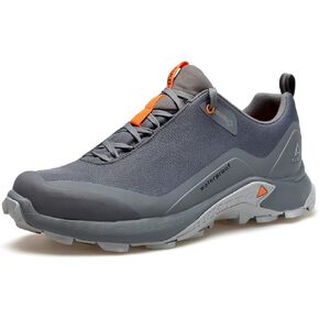 Humtto Men's All-Terrain Awaterbroof Meathing Shoes خفيفة الوزن مسارات التنفس أحذية مضادة للأحذية في الهواء الطلق 11.5 رمادي