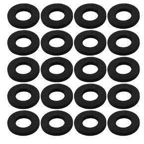 UXCELL 20PCS 12 مم × 24 مم × 2.5 مم ختم الزيت المطاطي