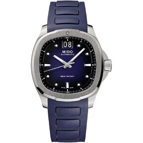 MIDO Multifort TV Big Date - Swiss Automatic Watch for Men - Blue Dial - Case 40mm - M0495261704100